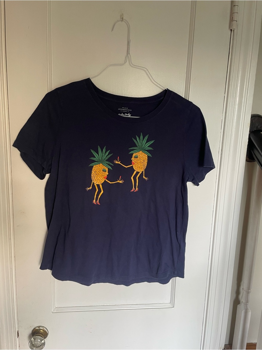 Anthropologie Kendra Dandy Pineapple Graphic Tee Women’s Sz M